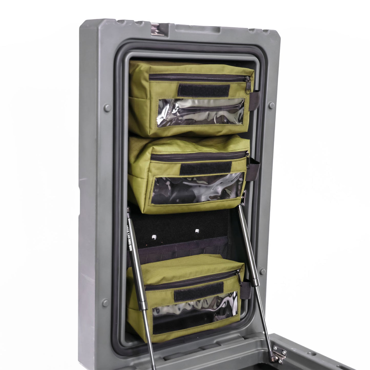 Efficient 90L Gear Box Lid Organizer Kit with Panel and Pouches