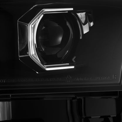 24-25 Toyota Tacoma / 25-up 4Runner LUXX-Series LED Projector Headlights Black | AlphaRex