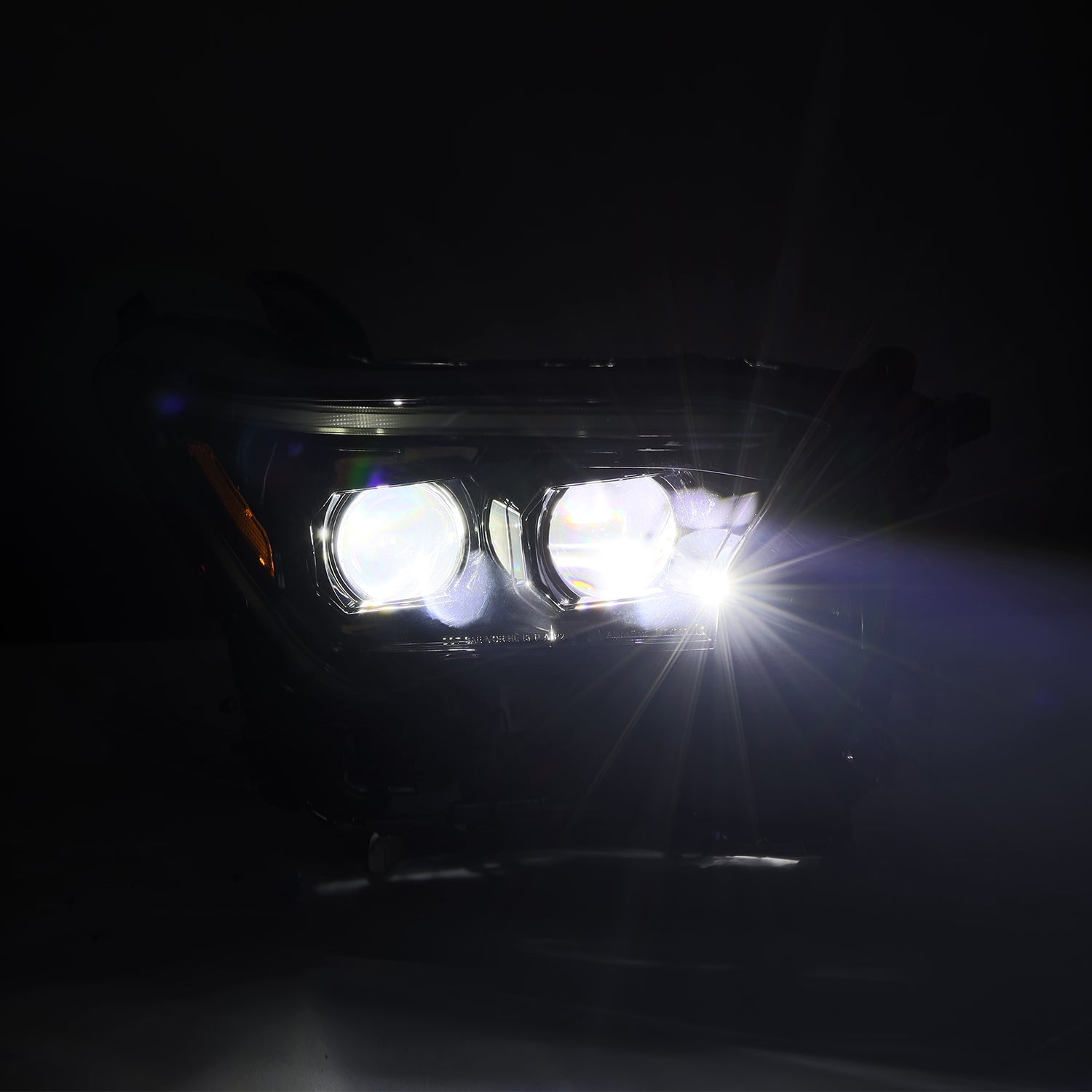 24-25 Toyota Tacoma / 25-up 4Runner LUXX-Series LED Projector Headlights Black | AlphaRex