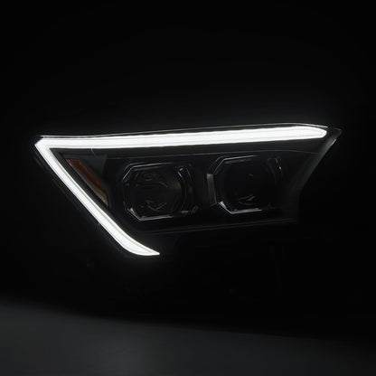 24-25 Toyota Tacoma / 25-up 4Runner LUXX-Series LED Projector Headlights Black | AlphaRex