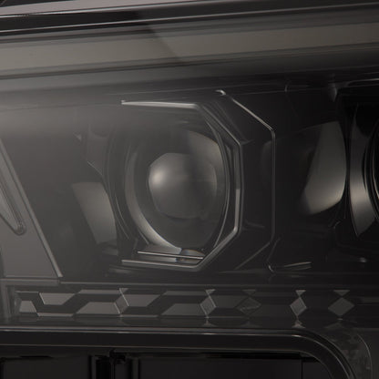 24-25 Toyota Tacoma / 25-up 4Runner OG-Style LUXX-Series LED Projector Headlights Alpha-Black | AlphaRex