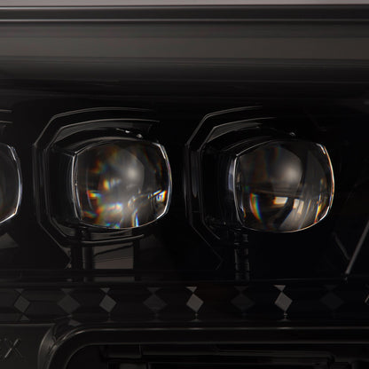 24-25 Toyota Tacoma / 25-up 4Runner OG-Style NOVA-Series LED Projector Headlights Alpha-Black | AlphaRex