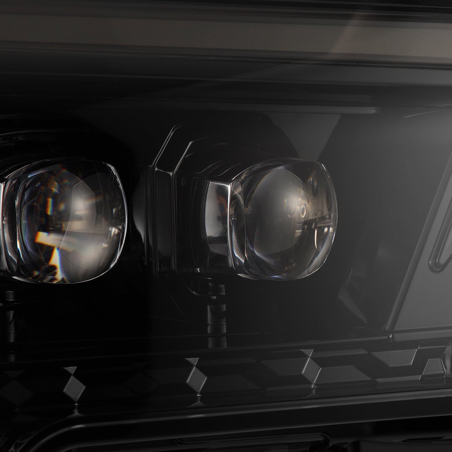 24-25 Toyota Tacoma / 25-up 4Runner OG-Style NOVA-Series LED Projector Headlights Alpha-Black | AlphaRex