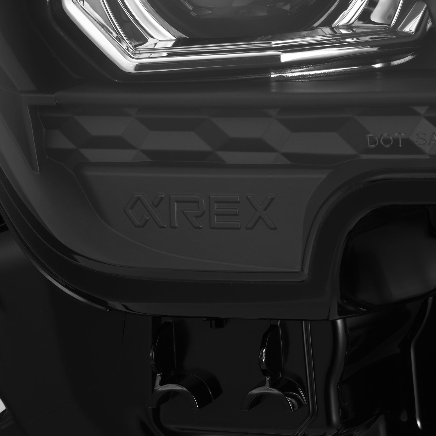 24-25 Toyota Tacoma / 25-up 4Runner OG-Style LUXX-Series LED Projector Headlights Black | AlphaRex