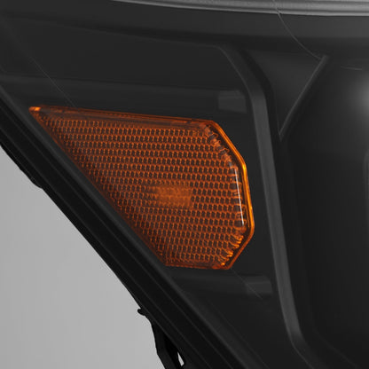 24-25 Toyota Tacoma / 25-up 4Runner OG-Style LUXX-Series LED Projector Headlights Black | AlphaRex