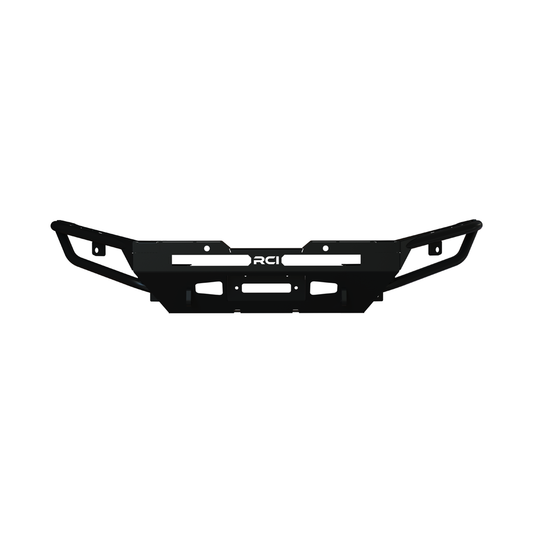 Gunnison Series Front Bumper | 24+ Tacoma - Satin black powdercoat , Low hoop