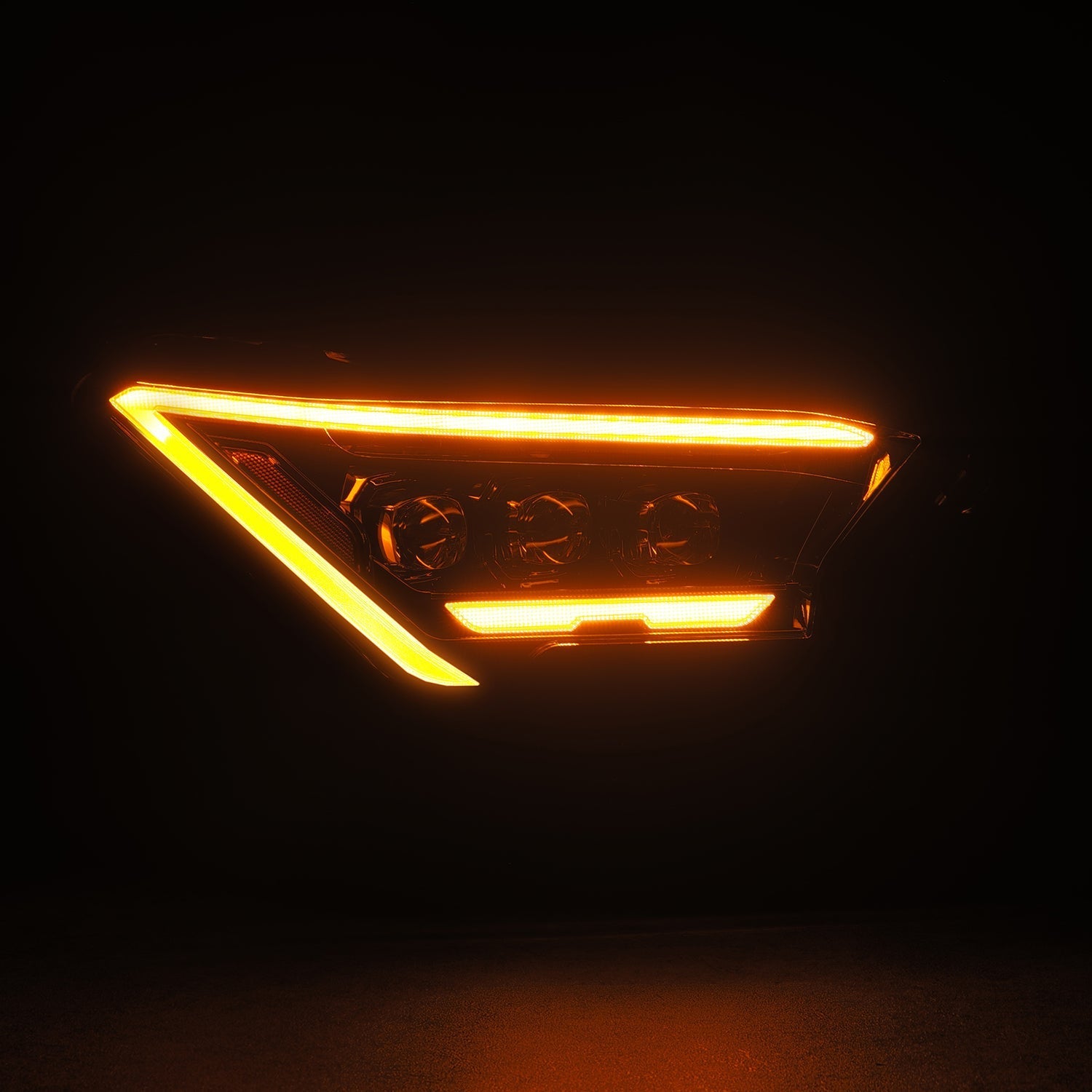 24-25 Toyota Tacoma / 25-up 4Runner NOVA-Series LED Projector Headlights Black | AlphaRex