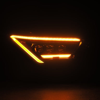 24-25 Toyota Tacoma / 25-up 4Runner NOVA-Series LED Projector Headlights Black | AlphaRex