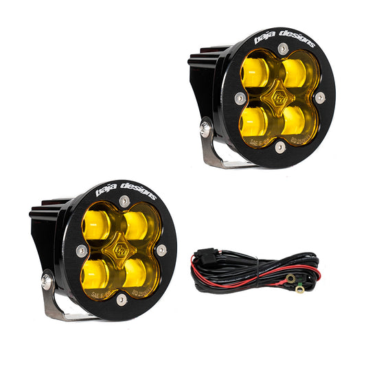 Squadron-R SAE LED Light Pod Pair (SAE Fog; Amber)