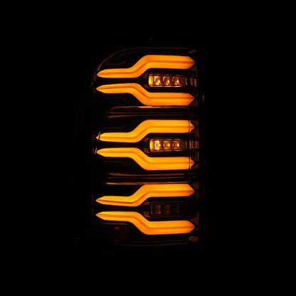 25 Ram 1500 LUXX-Series LED Tail Lights Alpha-Black | AlphaRex