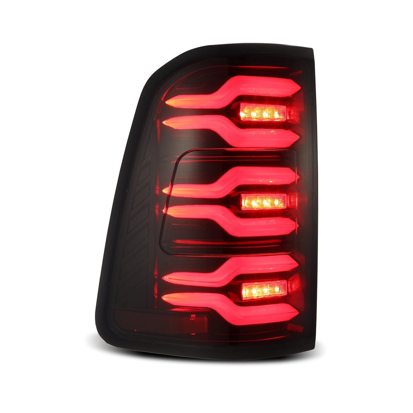 25 Ram 1500 LUXX-Series LED Tail Lights Black | AlphaRex