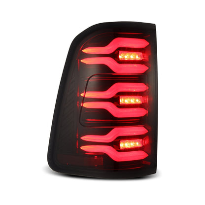 25 Ram 1500 LUXX-Series LED Tail Lights Black | AlphaRex