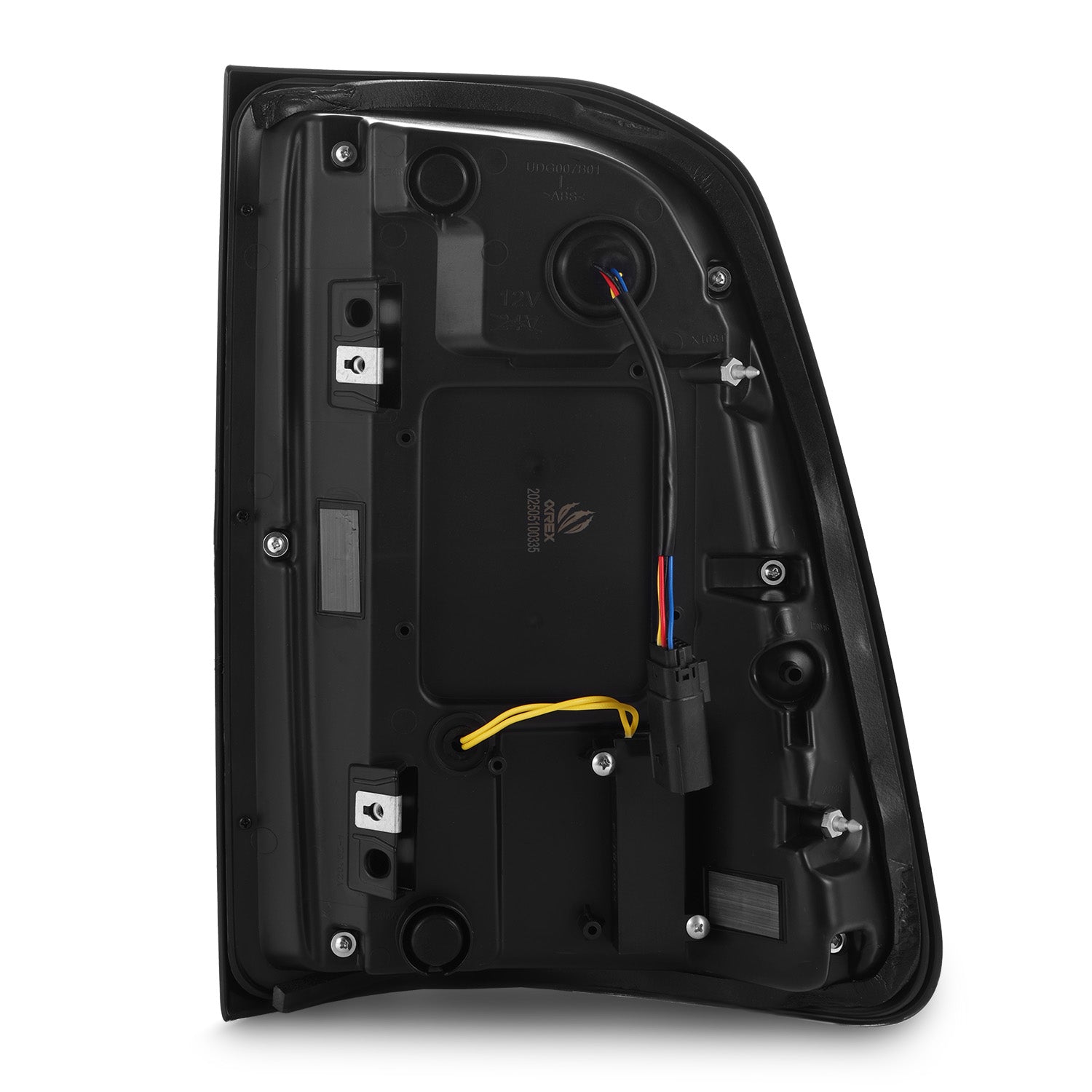 25 Ram 1500 LUXX-Series LED Tail Lights Black Red | AlphaRex