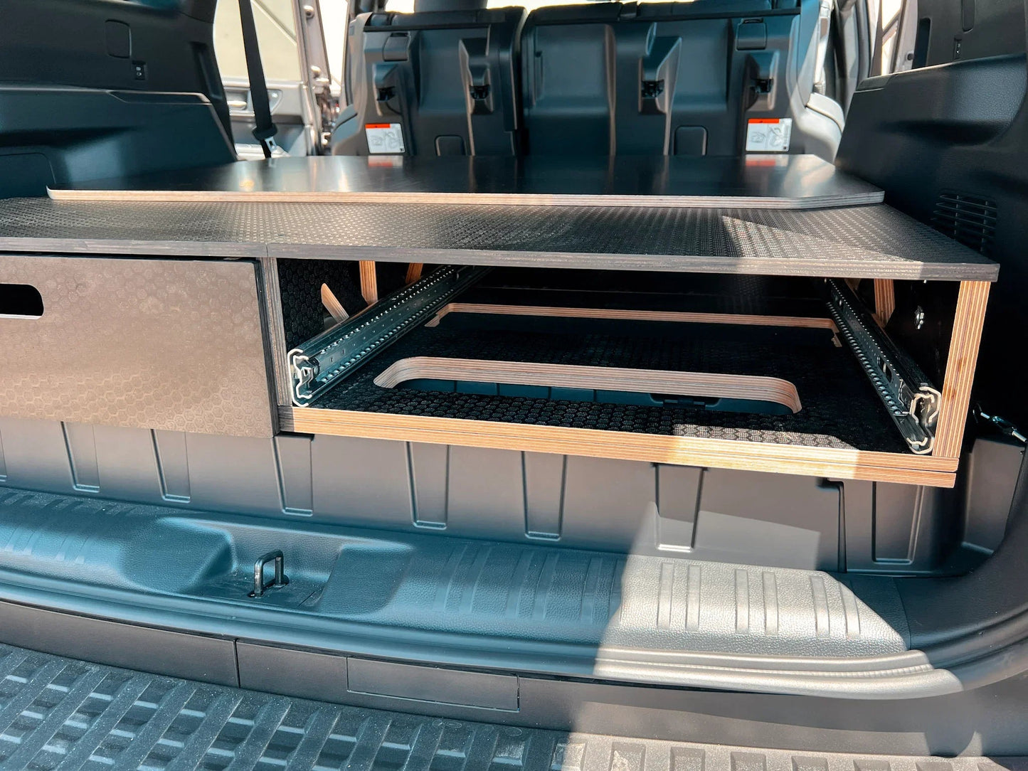 Land Cruiser 250 Dual Drawer Storage PreCut Kit - 2 Options