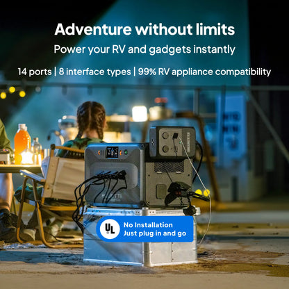 Apex 300 Versatile Power Station | 3,840W, 2,764.8Wh