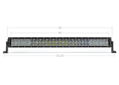 32" Lower Bumper Hidden LED Light Bar Brackets Kit For 2005-2015 Toyota Tacoma