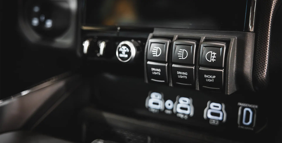 AEV Auxiliary Switch Kit for 2025+ Ram HD With 14.4" Screen Not Equipped With Trailer Reverse Steering Control
