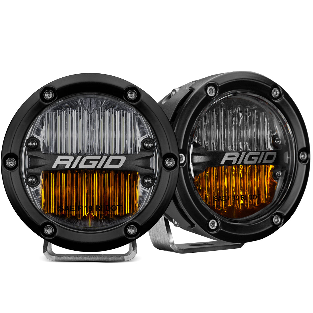 360-Series SAE Fog Yellow/White Pair RIGID Industries