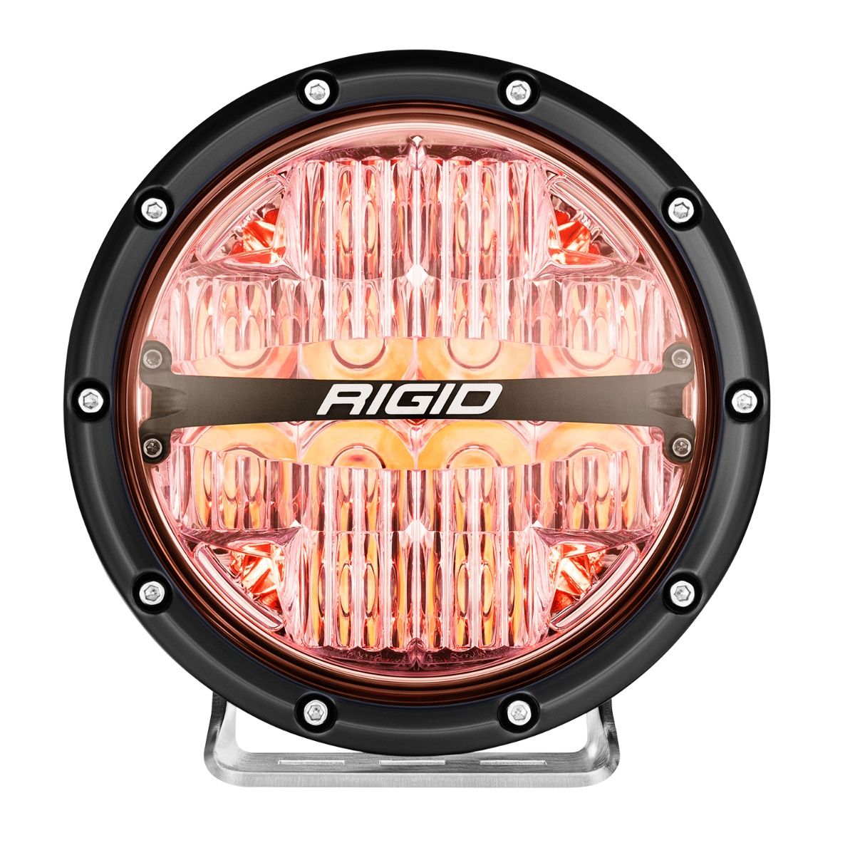 360-Series 6 Inch Off-Road Lamp Drive Beam RGBW Backlight Set of 2 Rigid Industries