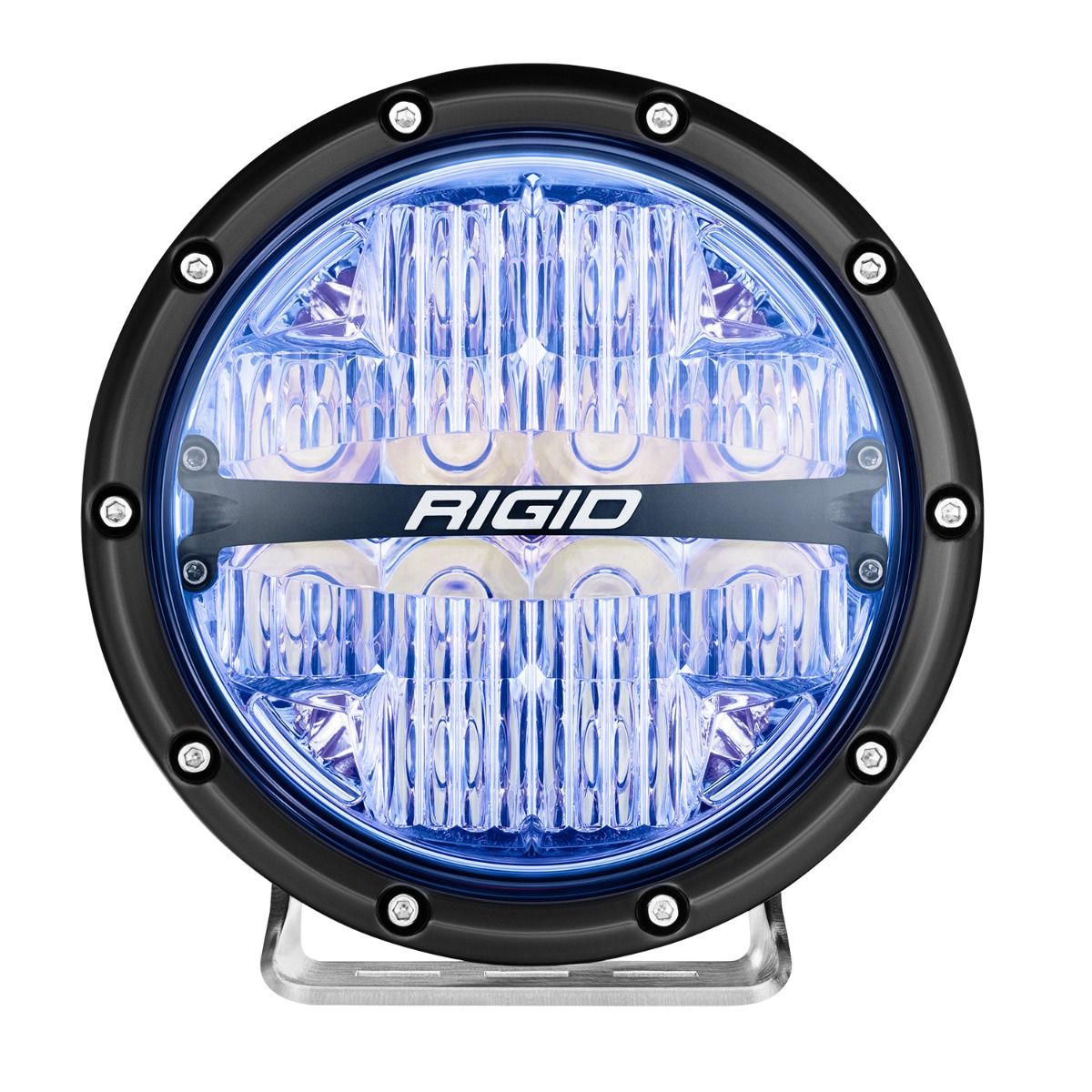 360-Series 6 Inch Off-Road Lamp Drive Beam RGBW Backlight Set of 2 Rigid Industries