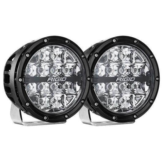 360-Series 6 Inch Off-Road Lamp Spot Beam RGBW Backlight Set of 2 Rigid Industries