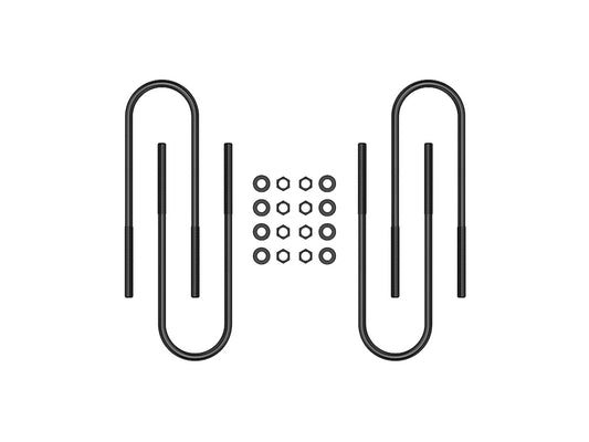 99-10 FSD Rear 15 Inch U-Bolt Kit Icon Vehicle Dynamics