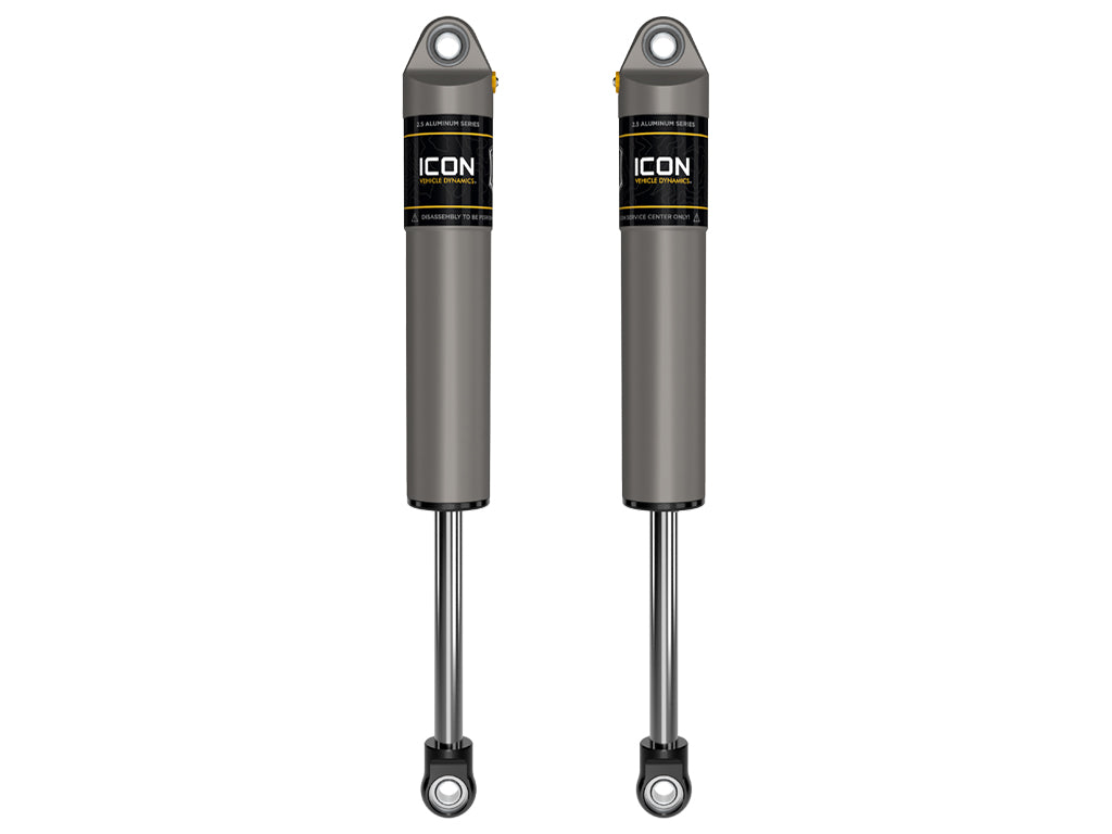 1999-2025 Ford F-250/F-350/F-450 Super Duty 0-3 Inch Lift Rear V.S. 2.5 Aluminum Series Shocks Internal Reservoir Pair Icon Vehicle Dynamics