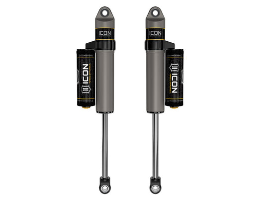 1999-2004 Ford F-250/F-350 Super Duty 4WD 3-6 Inch Lift Front V.S. 2.5 Aluminum Series Shock Absorbers Piggyback Reservoir Pair Icon Vehicle Dynamics