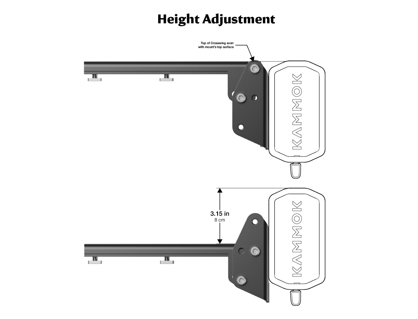 Crosswing Side Mount Kit