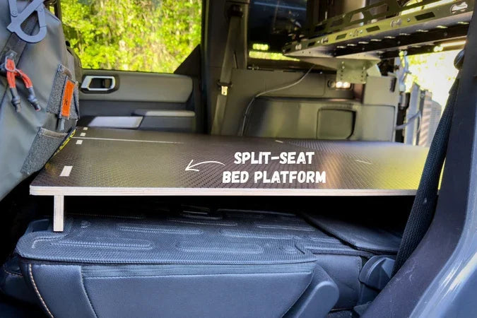 Split-Seat Bed Platform for SWW Drawer Storage Systems