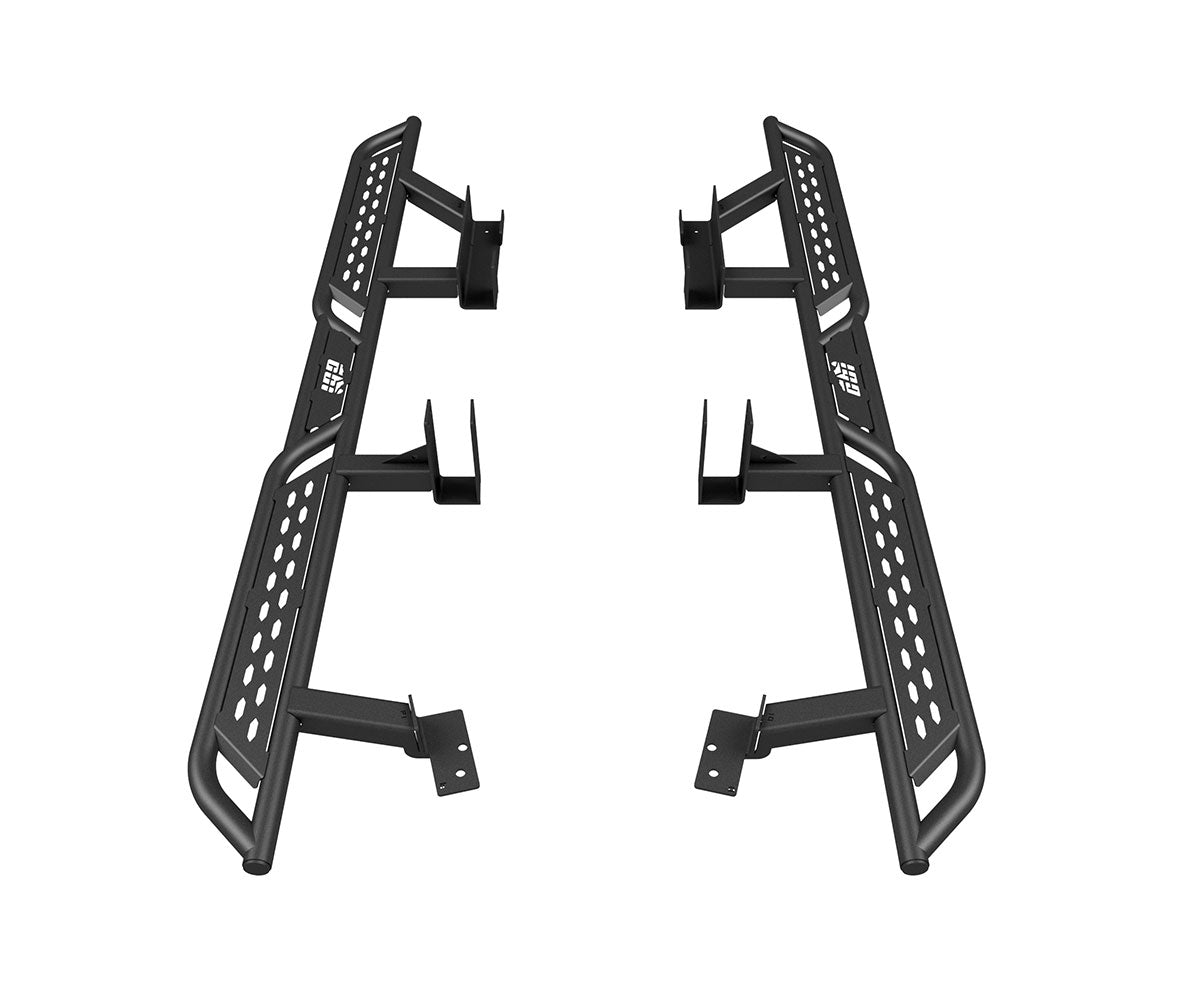 3rd Gen Chevy Colorado Rock Sliders | 2023-2025 - Powder Coat Black