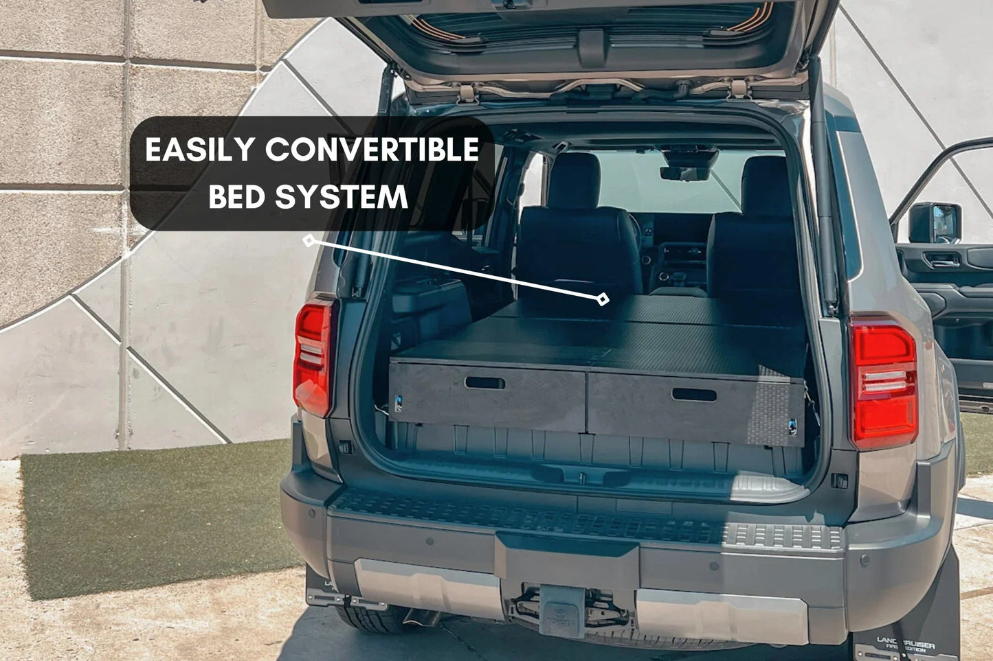 Land Cruiser 250 Dual Drawer Storage PreCut Kit - 2 Options