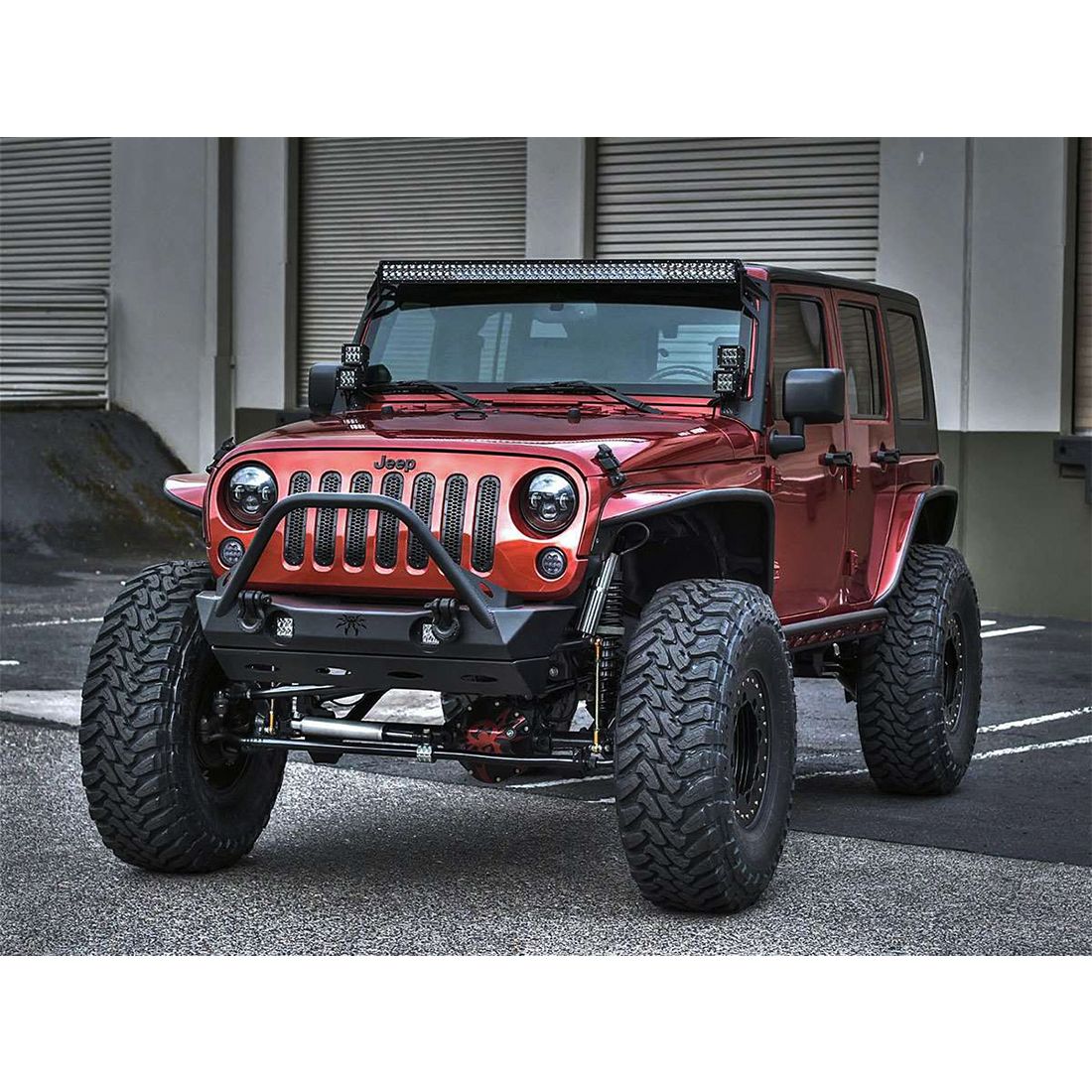 07-15 Jeep JK Brow Light Mount E-Series Pro RIGID Industries