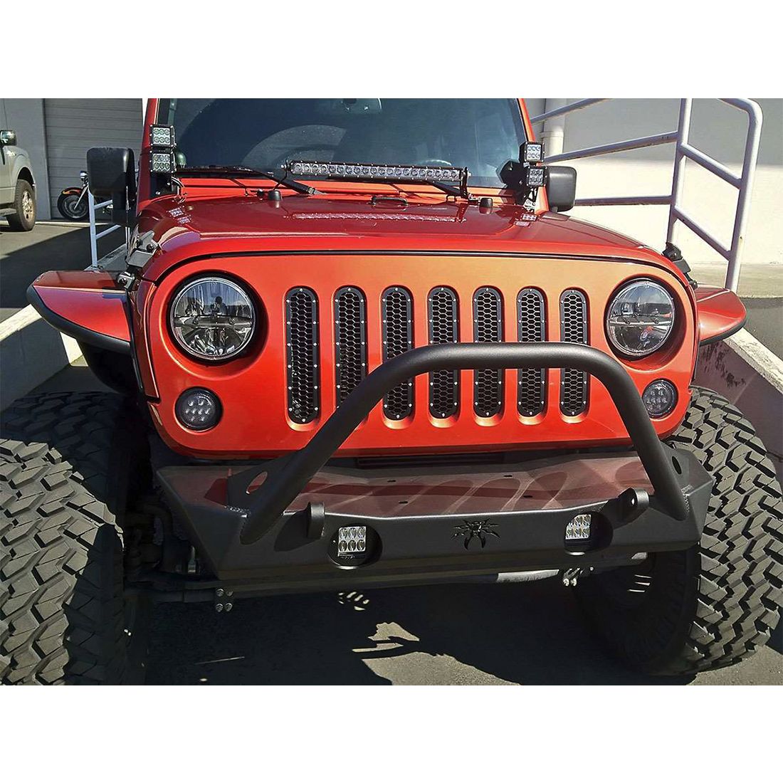 07-17 Jeep JK Dual D-Series Pro A-Pillar Mount D-Series Pro RIGID Industries