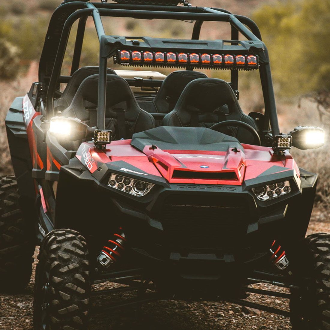 14-20 Polaris RZR Turbo A-Pillar Mount Fits Reflect and Two D-Series, D-SS Series Or Ignite RIGID Industries