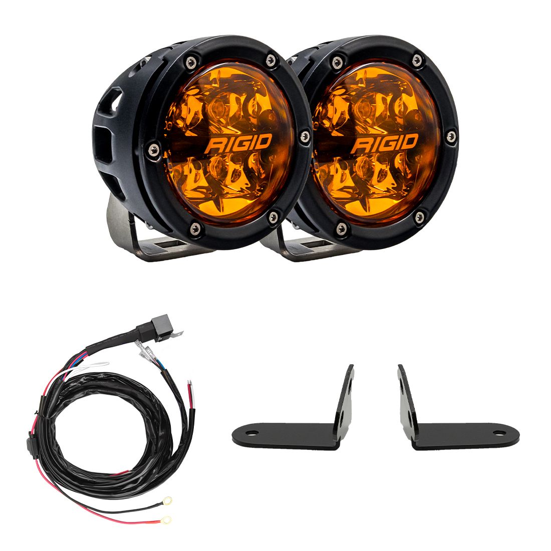 Polaris Razor 360-Series Amber PRO A-Pillar Light Kit Rigid Industries