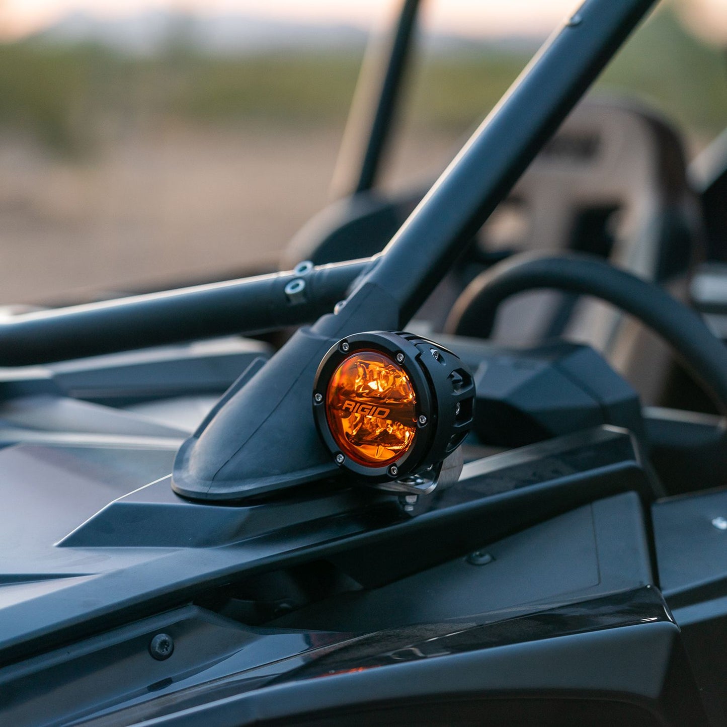 Polaris Razor 360-Series Amber PRO A-Pillar Light Kit Rigid Industries