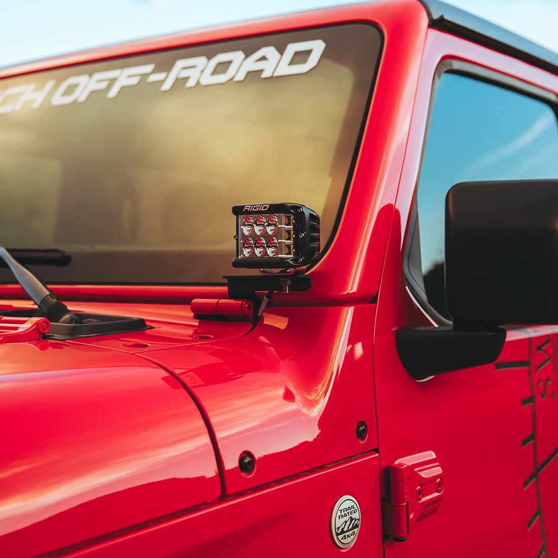 2018 Wrangler JL A-Pillar Mount RIGID Industries