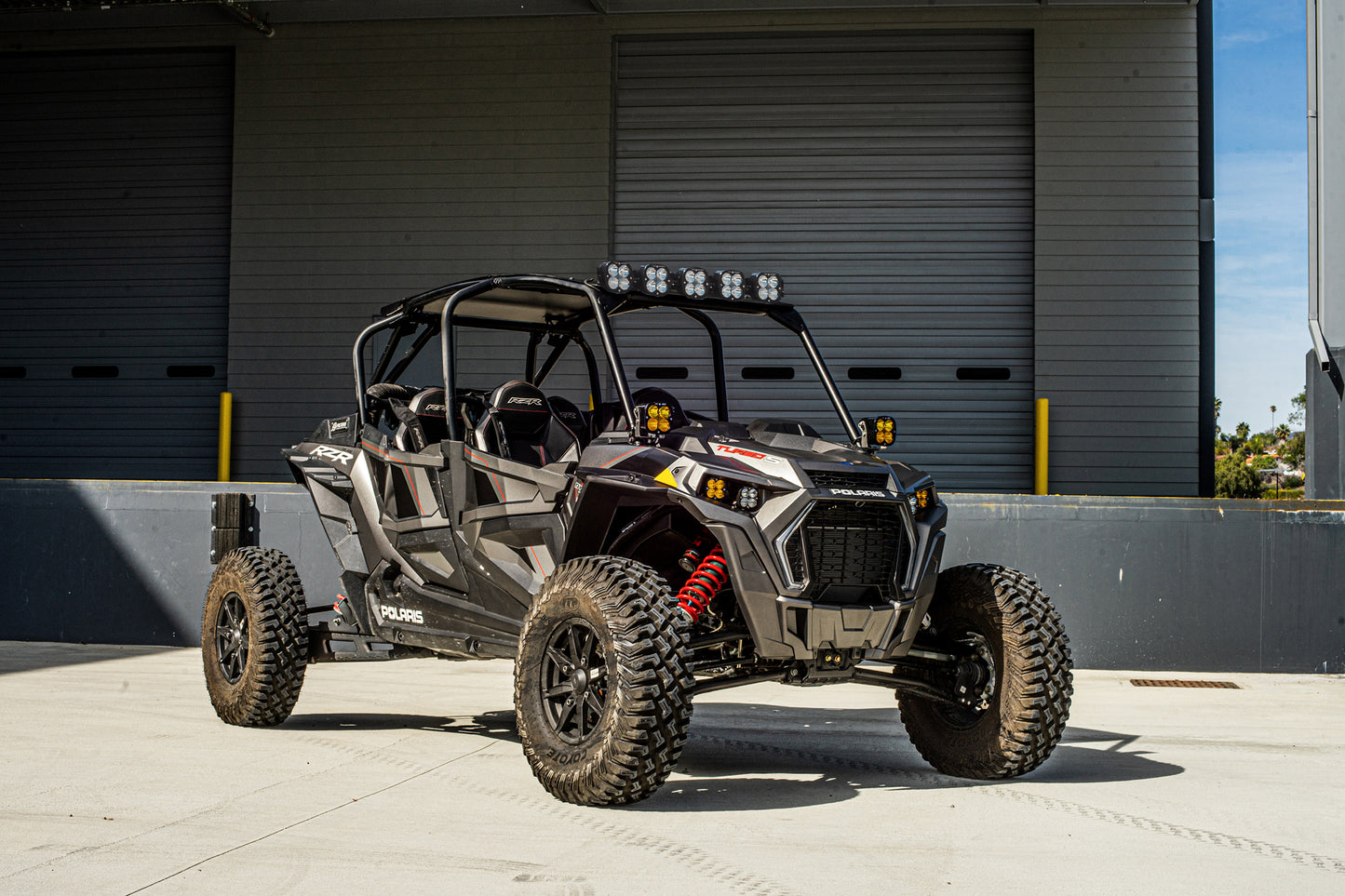 Polaris RZR Turbo S, XL Linkable Roof Bar Kit Baja Desgins