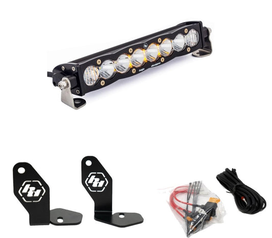 Polaris RZR Pro R S8 10" Hood Mount Kit, Clear