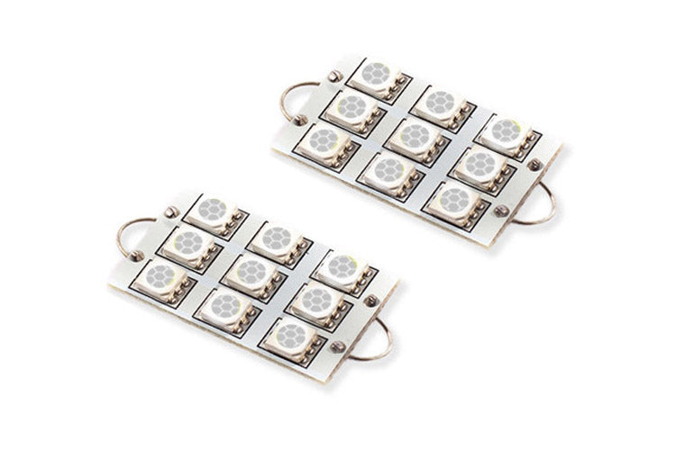 44mm SML9 LED Amber (pair)