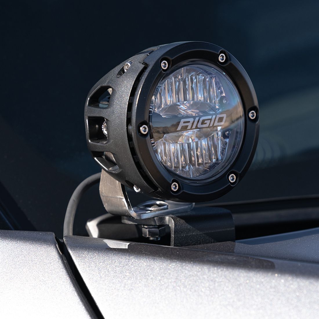 2021 Ford Bronco Sport A-Pillar LED Light Mount, Fits 360-Series, D-Series Rigid Industries