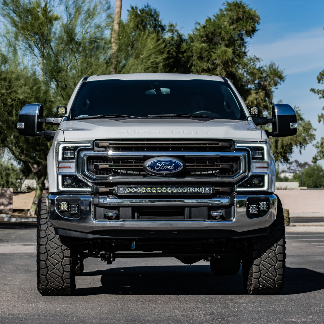 2020-Present Ford SuperDuty D-Series Fog Light Kit RIGID Industries