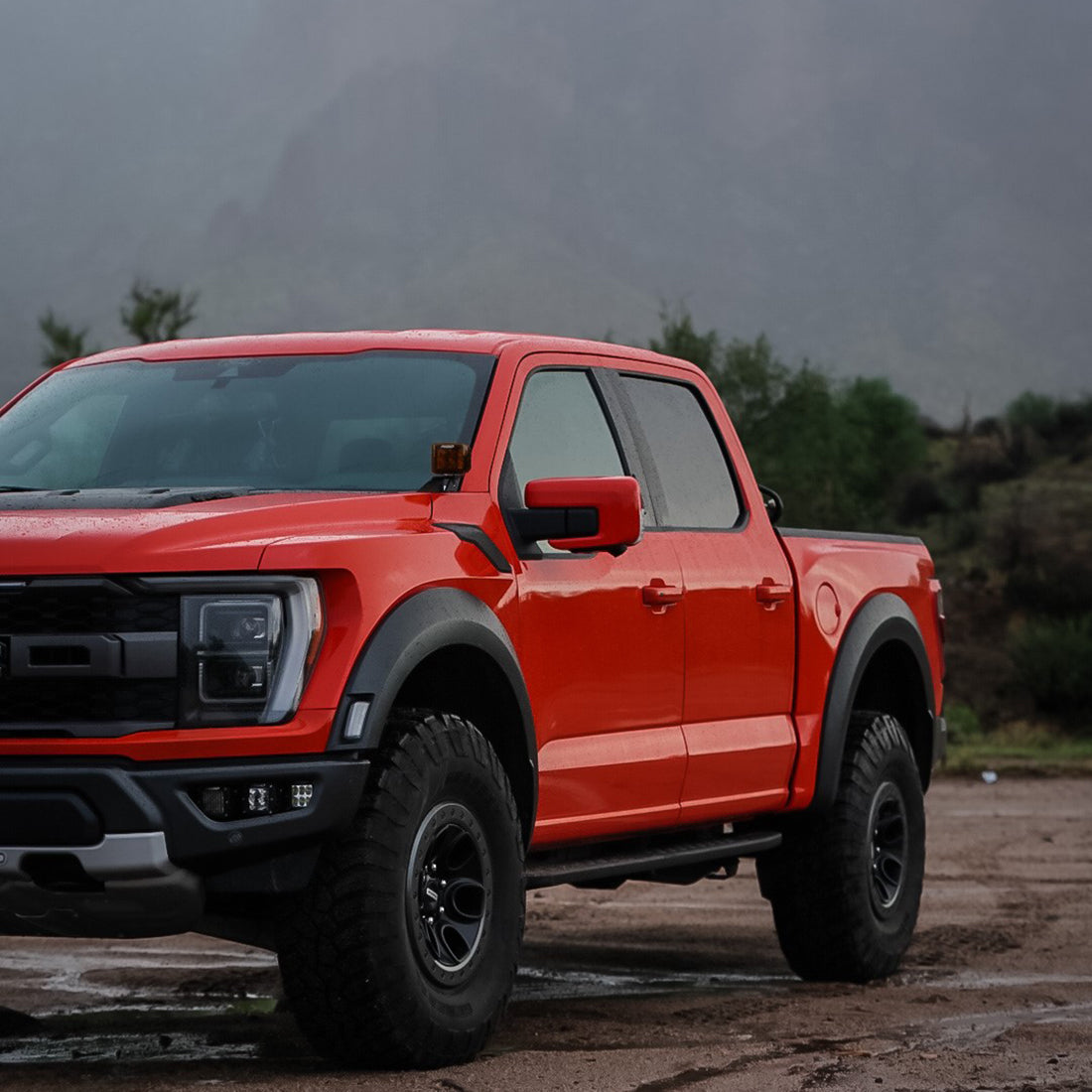 2021-Present Ford F-150/Raptor A-Pillar D-SS Light Kit RIGID Industries