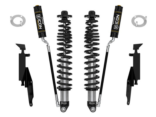 2021-2023 Ford Bronco Rear 1.25-3 Inch Lift V.S. 2.5 Series Coilover Kit Remote Reservoir Heavy Rate Spring Icon Vehicle Dynamics