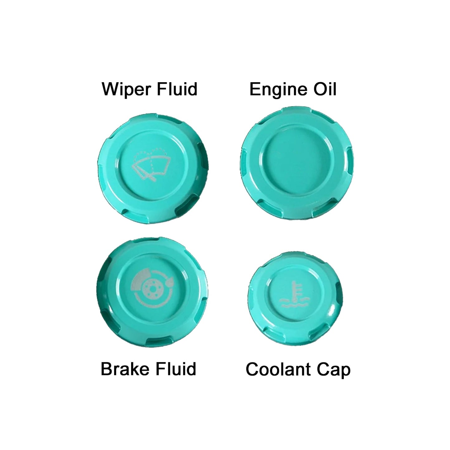 MeLe x Billetworkz Subaru Engine Bay Cap Set For 2013-2020 Crosstrek XV