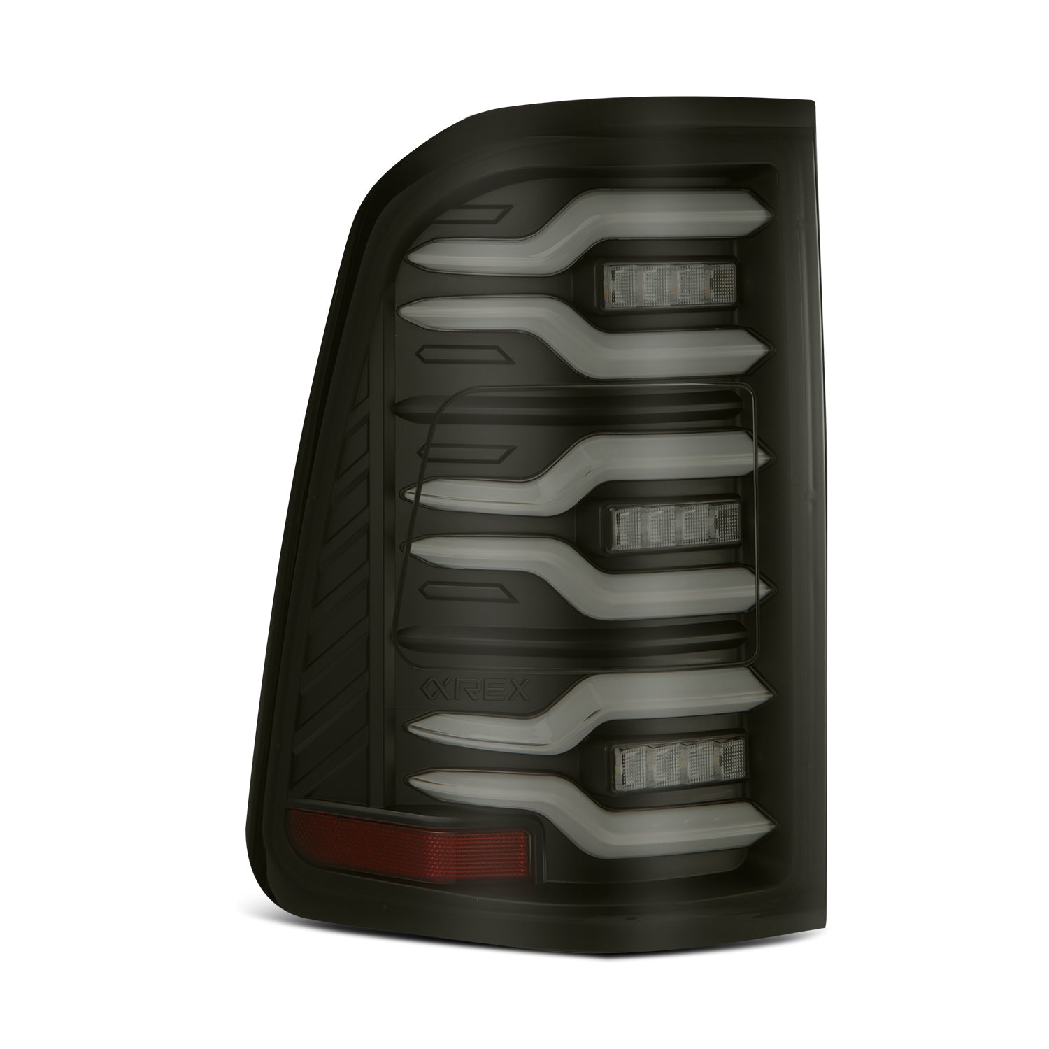 25 Ram 1500 LUXX-Series LED Tail Lights Black | AlphaRex