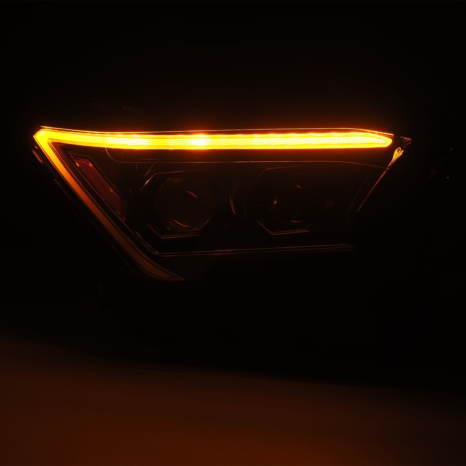 24-25 Toyota Tacoma / 25-up 4Runner LUXX-Series LED Projector Headlights Alpha-Black | AlphaRex