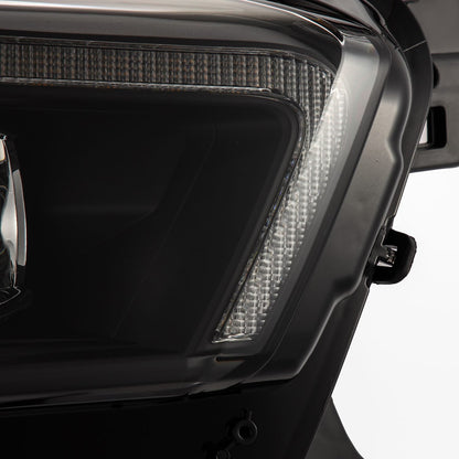 16-23 Toyota Tacoma MK II PRO-Series Halogen Projector Headlights Black | AlphaRex