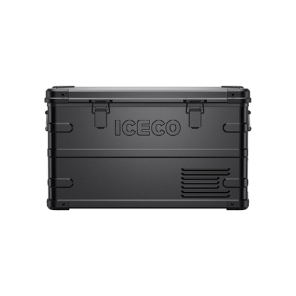 APL35 Dual Zone Aluminum Black Fridge | ICECO | 35 LT